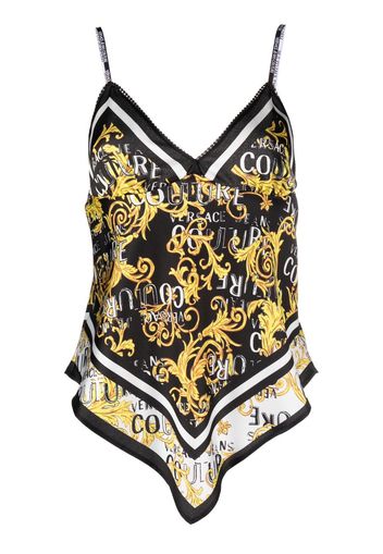 Versace Jeans Couture Oberteil mit Print - Schwarz