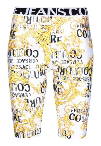 Versace Jeans Couture baroque pattern-print shorts - Weiß