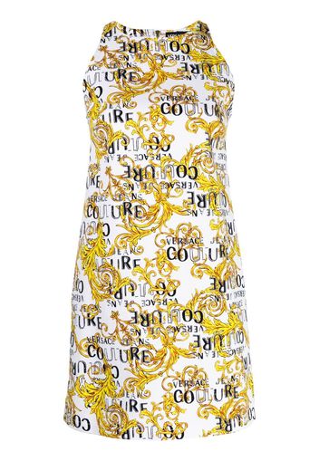 Versace Jeans Couture Minikleid mit Couture-Print - Weiß