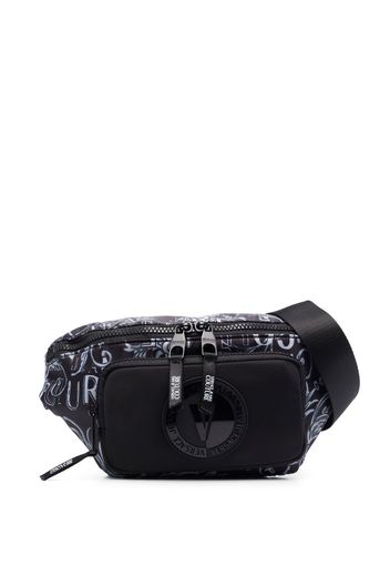 Versace Jeans Couture logo-print belt bag - Schwarz