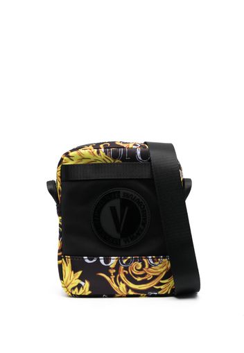 Versace Jeans Couture Barocco-print messenger bag - Schwarz
