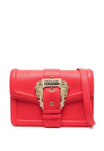 Versace Jeans Couture logo-buckle satchel bag - Rot