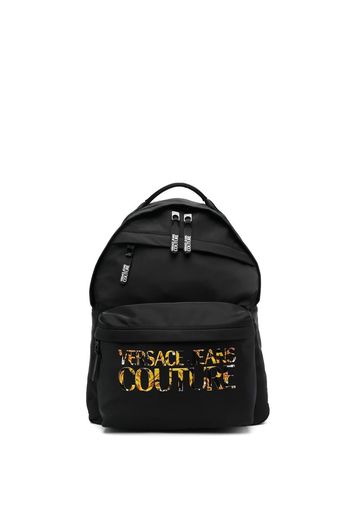 Versace Jeans Couture logo-lettering backpack - Schwarz
