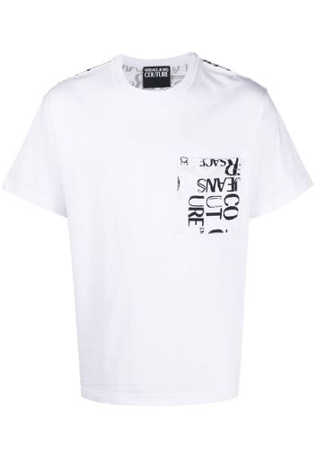 Versace Jeans Couture lettering print t-shirt - Weiß