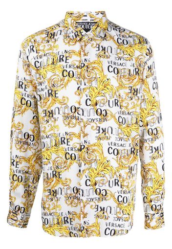 Versace Jeans Couture signature-barocco-print shirt - Weiß