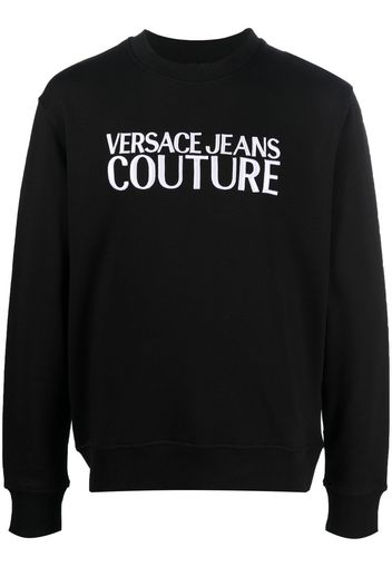 Versace Jeans Couture logo-patch sweatshirt - Schwarz
