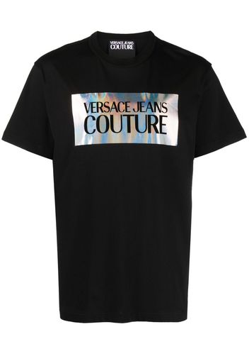 Versace Jeans Couture logo-print cotton T-shirt - Schwarz