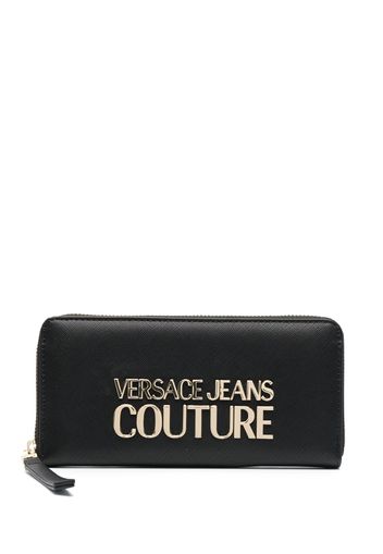 Versace Jeans Couture embossed-logo wallet - Schwarz