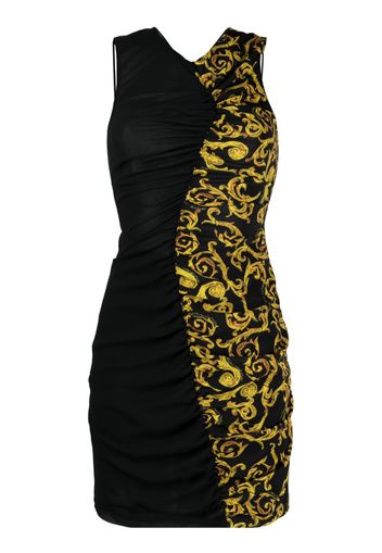 Versace Jeans Couture Sketch Couture-print minidress - Schwarz