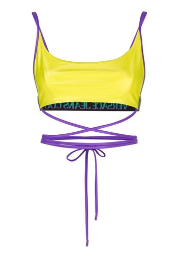 Versace Jeans Couture strap-detail sleeveless top - Grün