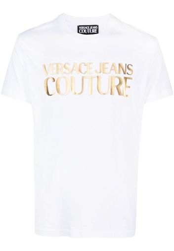 Versace Jeans Couture logo-print cotton T-shirt - Weiß