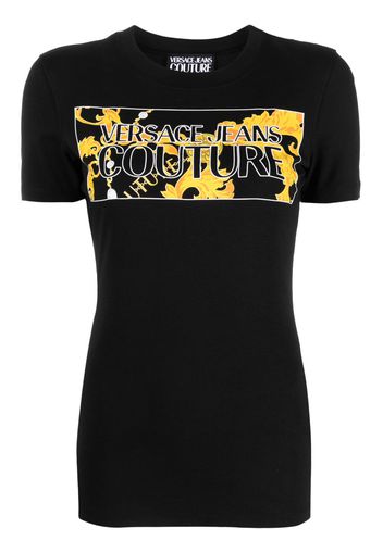 Versace Jeans Couture Logo Couture-print T-shirt - Schwarz