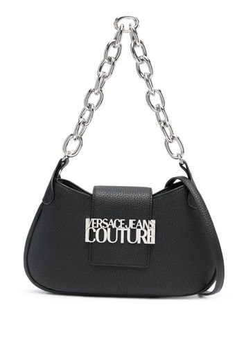 Versace Jeans Couture logo-plaque crossbody bag - Schwarz