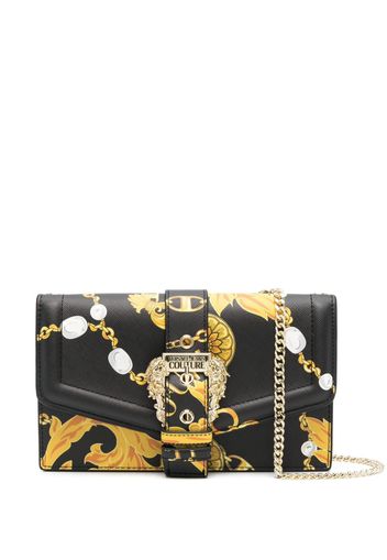 Versace Jeans Couture baroque-print cross body bag - Schwarz