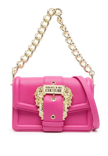 Versace Jeans Couture baroque-buckle shoulder bag - Rosa