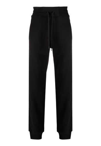 Versace Jeans Couture Jogginghose mit Logo-Streifen - Schwarz