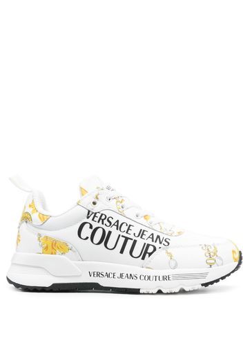 Versace Jeans Couture baroque-pattern low-top sneakers - Weiß