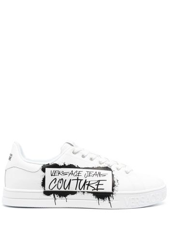 Versace Jeans Couture logo-print low-top sneakers - Weiß