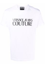 Versace Jeans Couture T-Shirt mit Logo-Print - Weiß