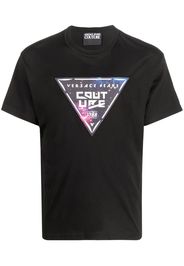 Versace Jeans Couture logo-patch cotton T-shirt - Schwarz