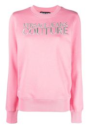 Versace Jeans Couture logo-print sweatshirt - Rosa