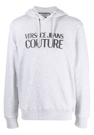 Versace Jeans Couture logo-print pullover hoodie - Grau