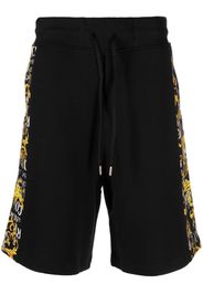 Versace Jeans Couture side baroque-print bermuda shorts - Schwarz