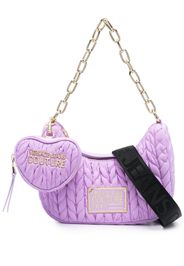 Versace Jeans Couture faux-leather matelassé shoulder bag - Violett