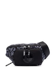 Versace Jeans Couture logo-print belt bag - Schwarz