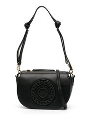 Versace Jeans Couture Schultertasche mit Kettendetail - Schwarz