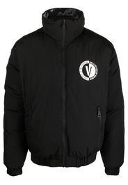 Versace Jeans Couture Wendbare Jacke mit Futter - Schwarz