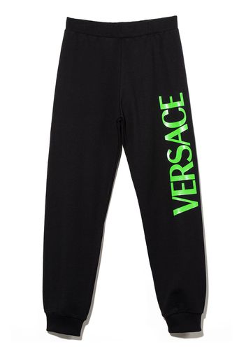 Versace Kids VERS BOY SWTPNT W LOG SD GTHRD ANKL - Schwarz