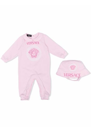 Versace Kids Body mit Medusa-Print - Rosa