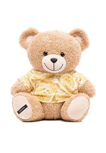Versace Kids baroque pattern-print teddy bear - Braun