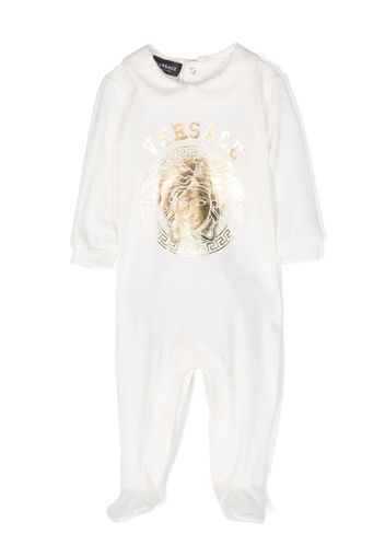 Versace Kids Medusa-logo baby grow - Weiß