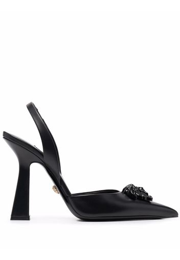 Versace La Medusa Slingback-Pumps - Schwarz