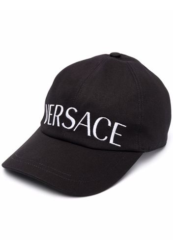 Versace Baseballkappe mit Medusa-Schild - Schwarz