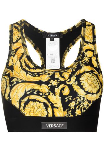 Versace VERS SPRTS BRA IN BRQ PRNT W RCRBK W LOG - Schwarz