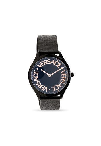 Versace Logo Halo 38mm - Schwarz