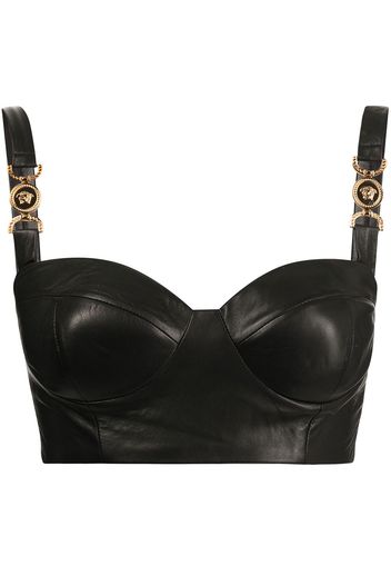 Versace Medusa Head motif bralette - Schwarz