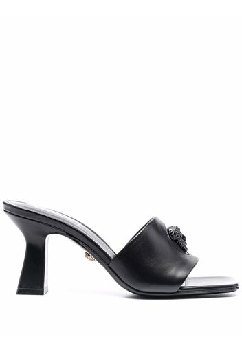 Versace Medusa-head leather mules - Schwarz