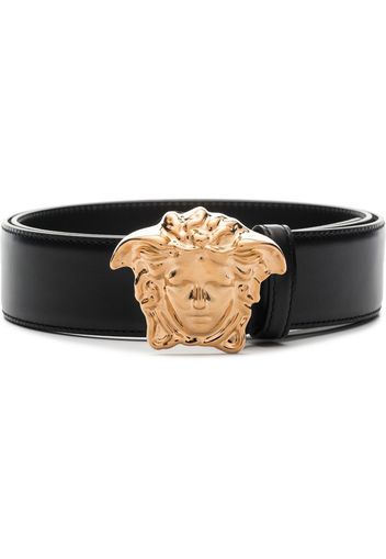 Versace Medusa-plaque buckle-fastening belt - Schwarz