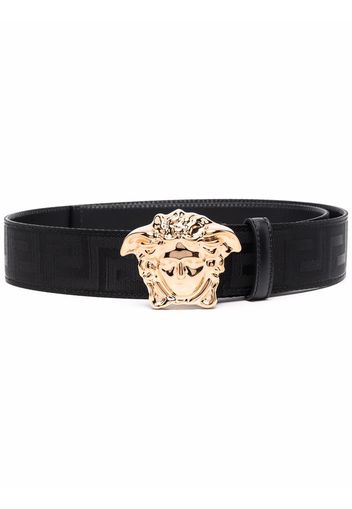 Versace Medusa-buckle belt - Schwarz