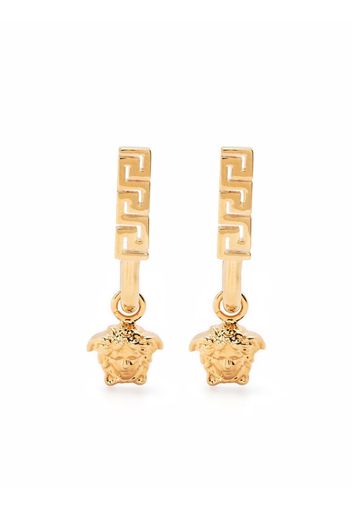 Versace Greca Medusa drop earrings - Gold