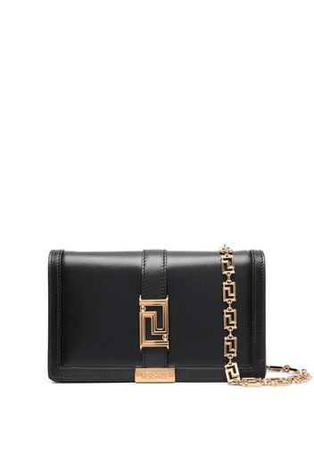 Versace Greca Goddess leather shoulder bag - Schwarz