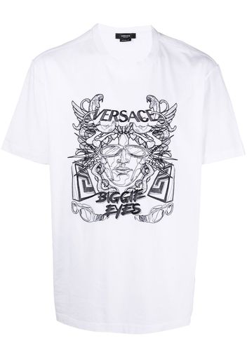 Versace Medusa Head-print T-shirt - Weiß