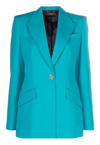 Versace single-breasted blazer - Blau