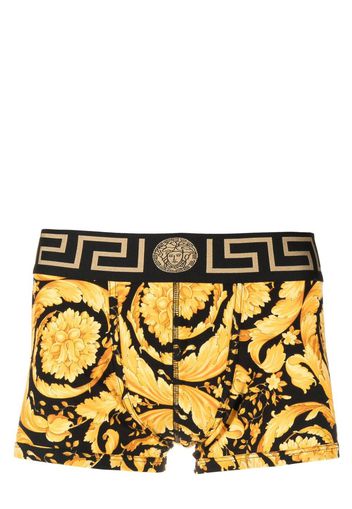 Versace Shorts mit Barock-Print - Gold