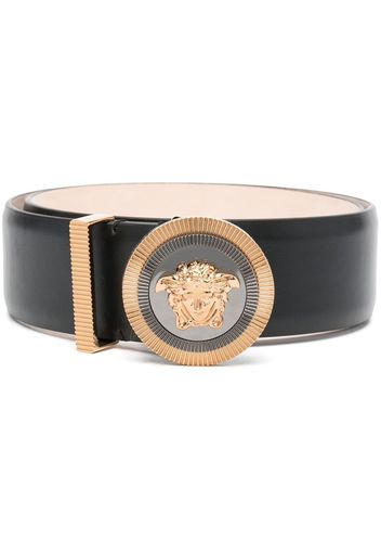 Versace Medusa logo-buckle belt - Schwarz