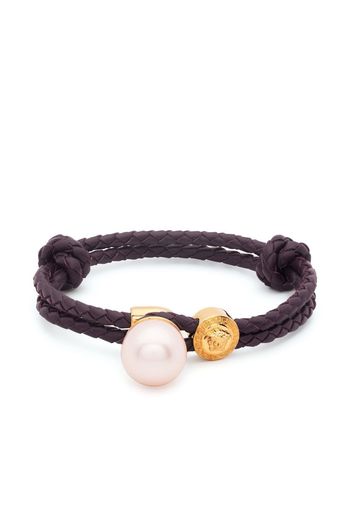 Versace Medusa braided charm bracelet - Violett